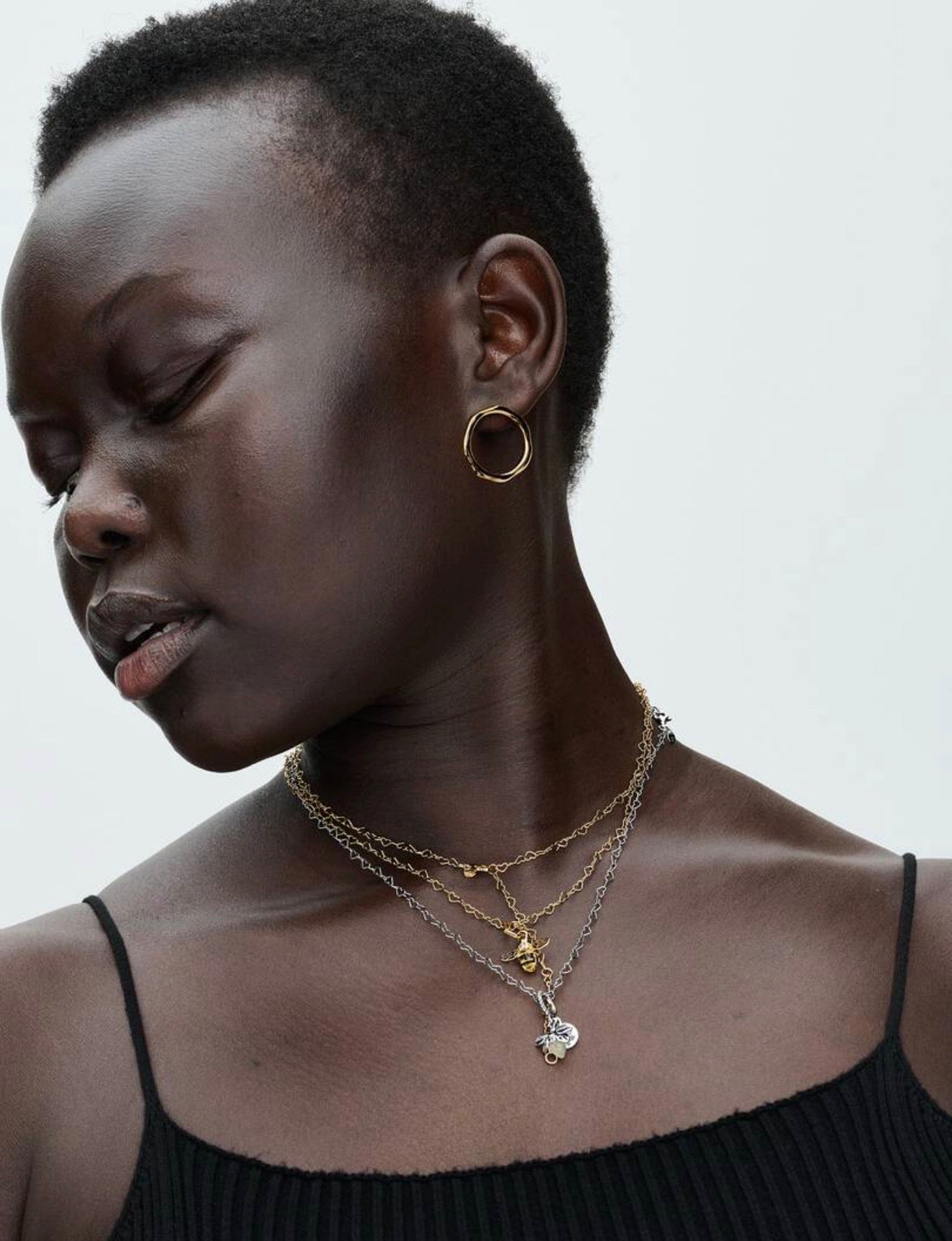 Linked Hearts Collier Necklace