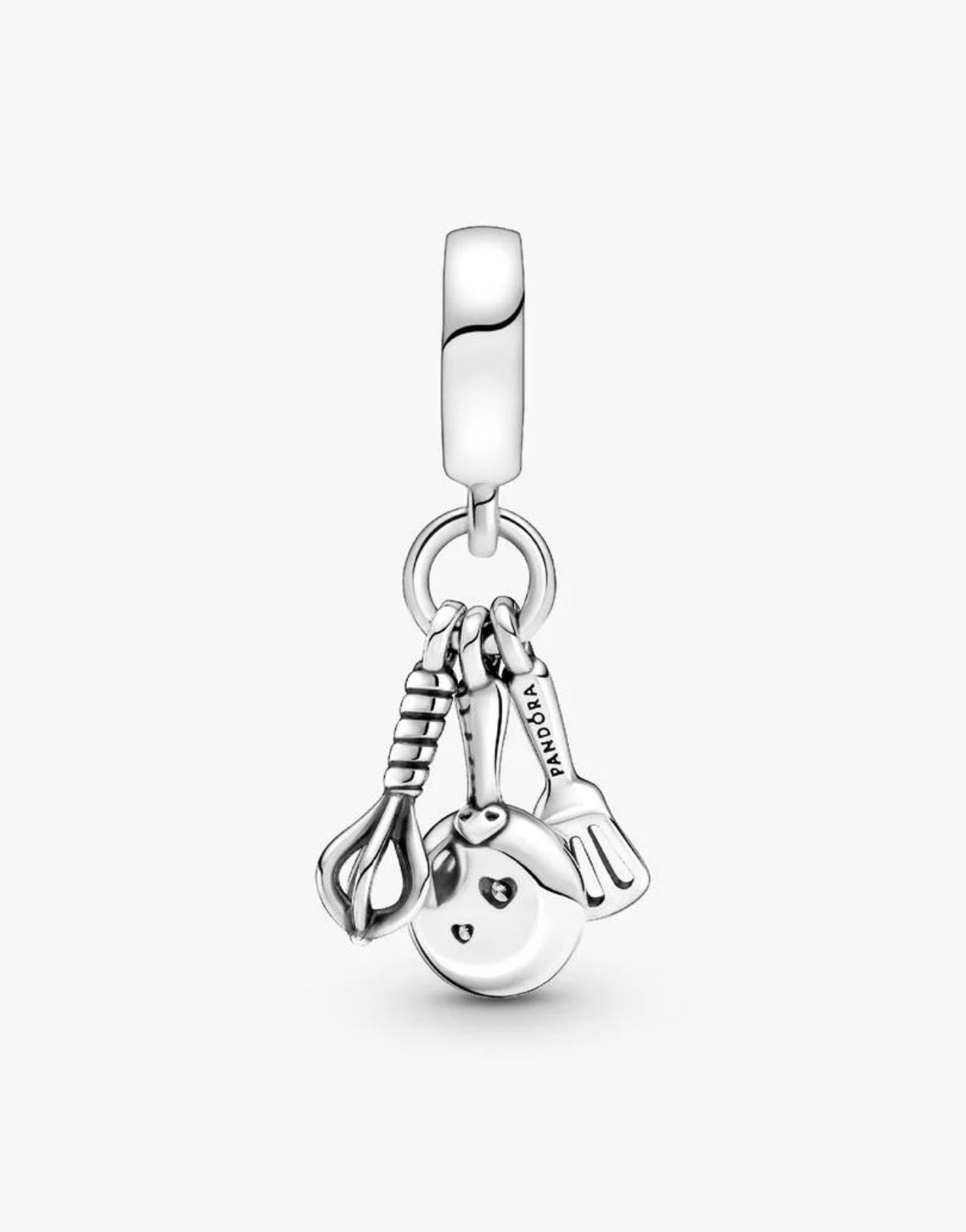 Spatula, Frying Pan & Whisk Dangle Charm