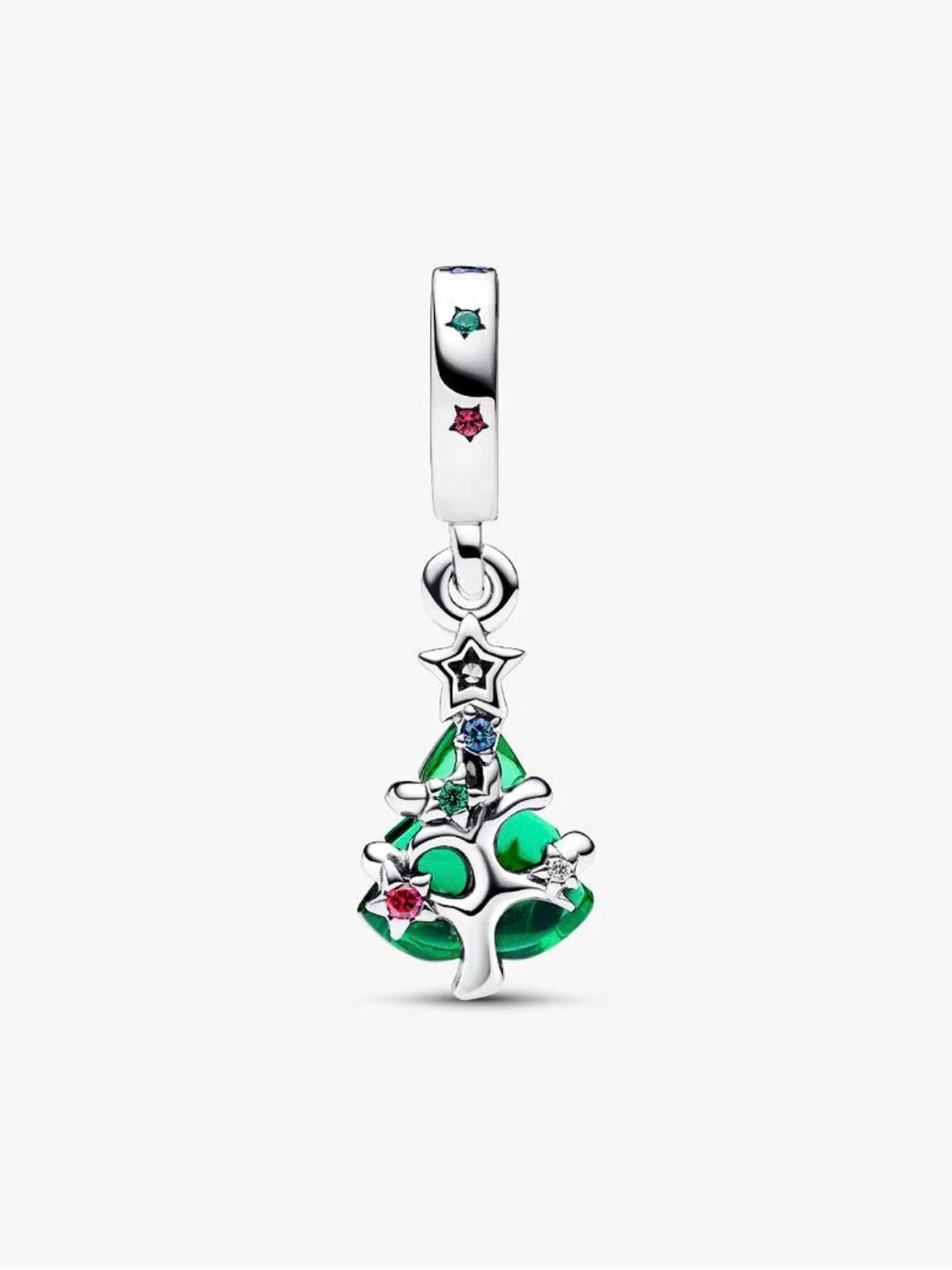 Sparkling Christmas Tree Dangle Charm