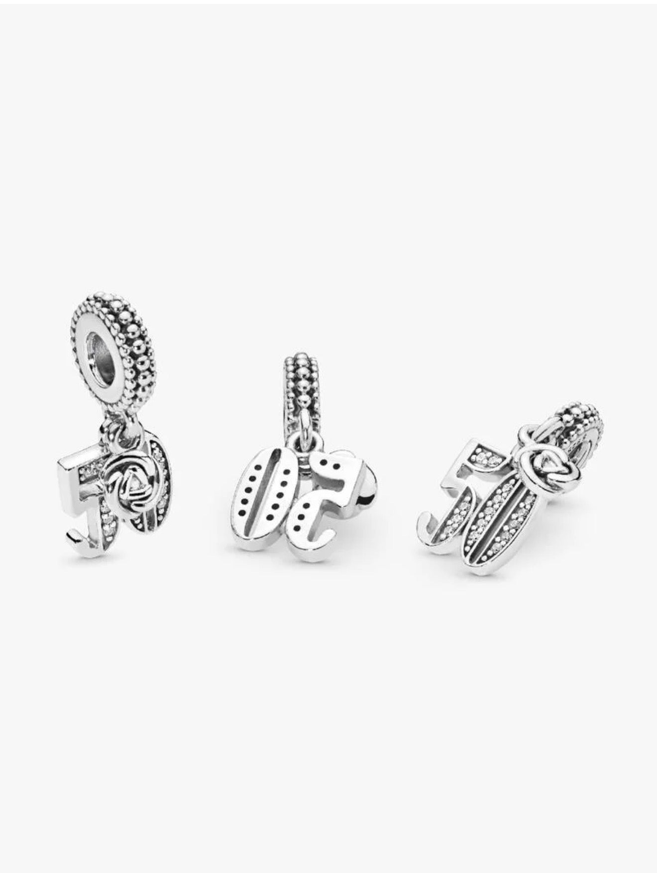 50th Celebration Dangle Charm