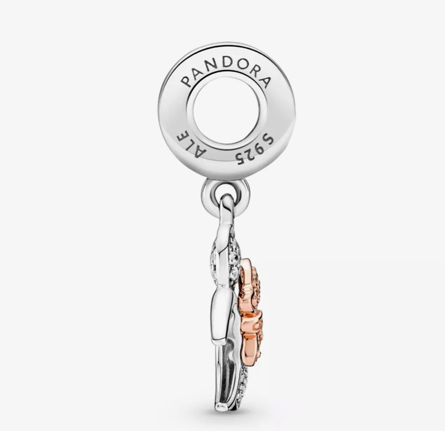 Disney x Pandora Minnie Mouse Pavé Ear Headband Dangle Charm