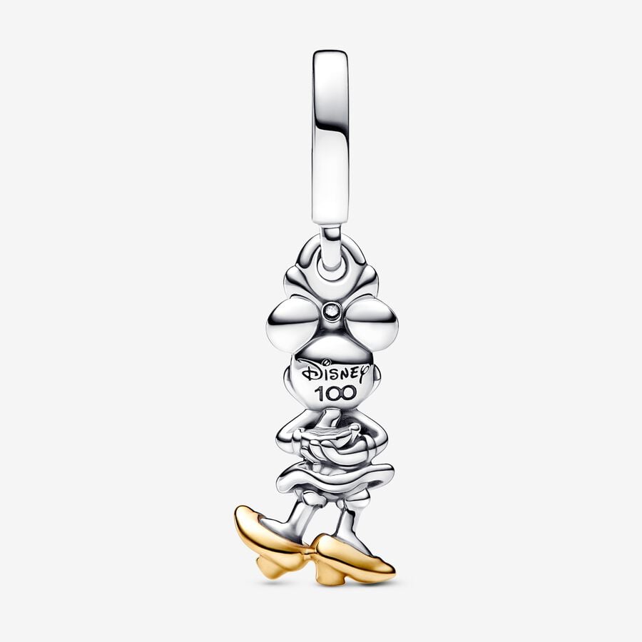Disney x Pandora 100th Anniversary Minnie Mouse Lab-grown Diamond Dangle Charm