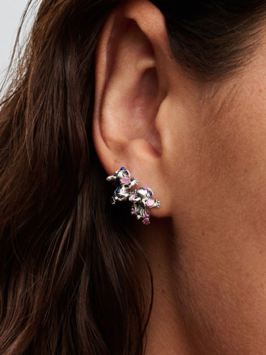 Disney x Pandora Stitch & Angel Stud Earrings