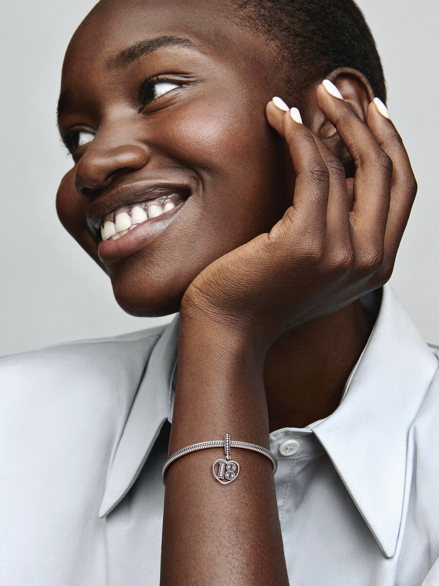 18th Celebration Dangle Charm