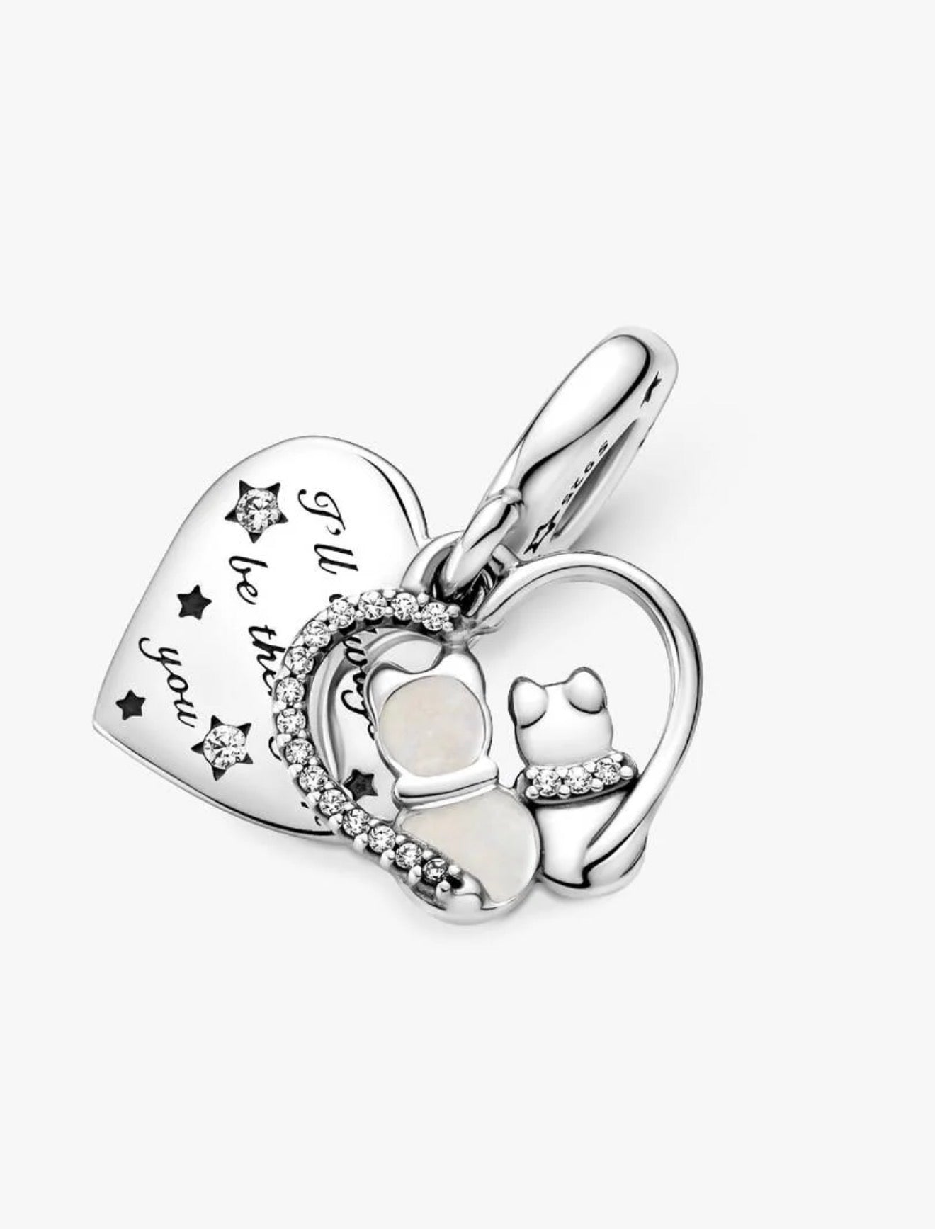 Cats & Hearts Dangle Charm