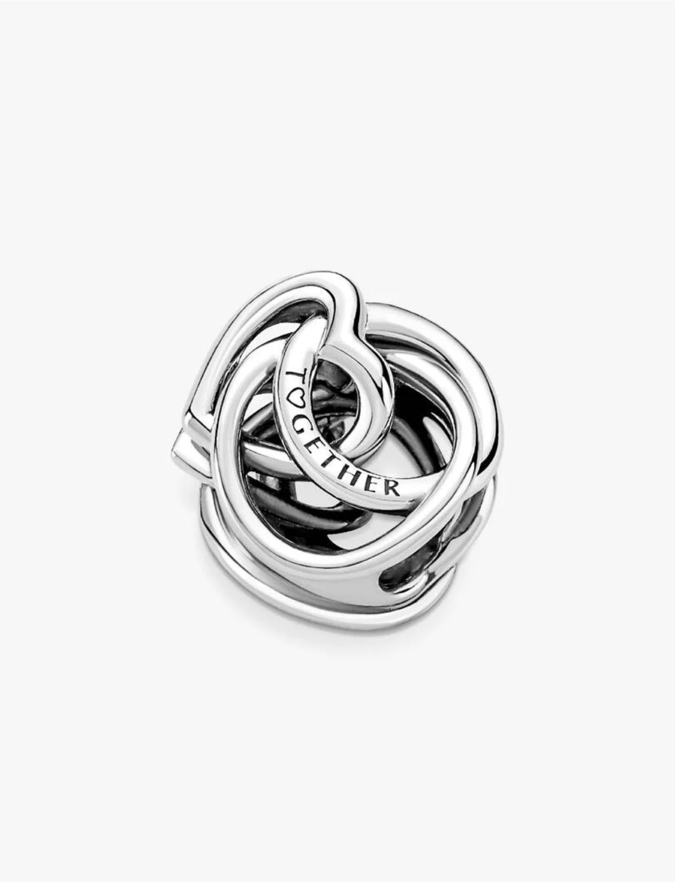 Family Always Encircled Heart Charm
