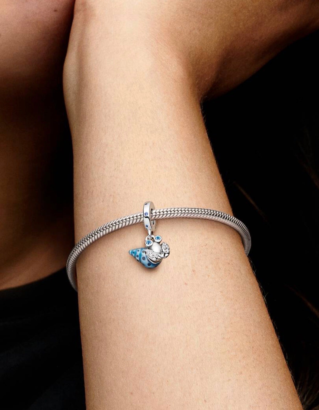 Glow-in-the-dark Hermit Crab Dangle Charm