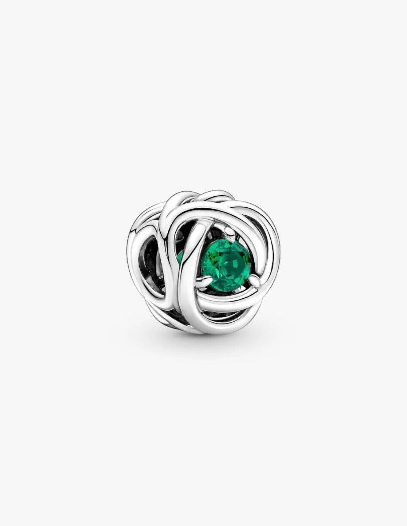 May Green Eternity Circle Charm