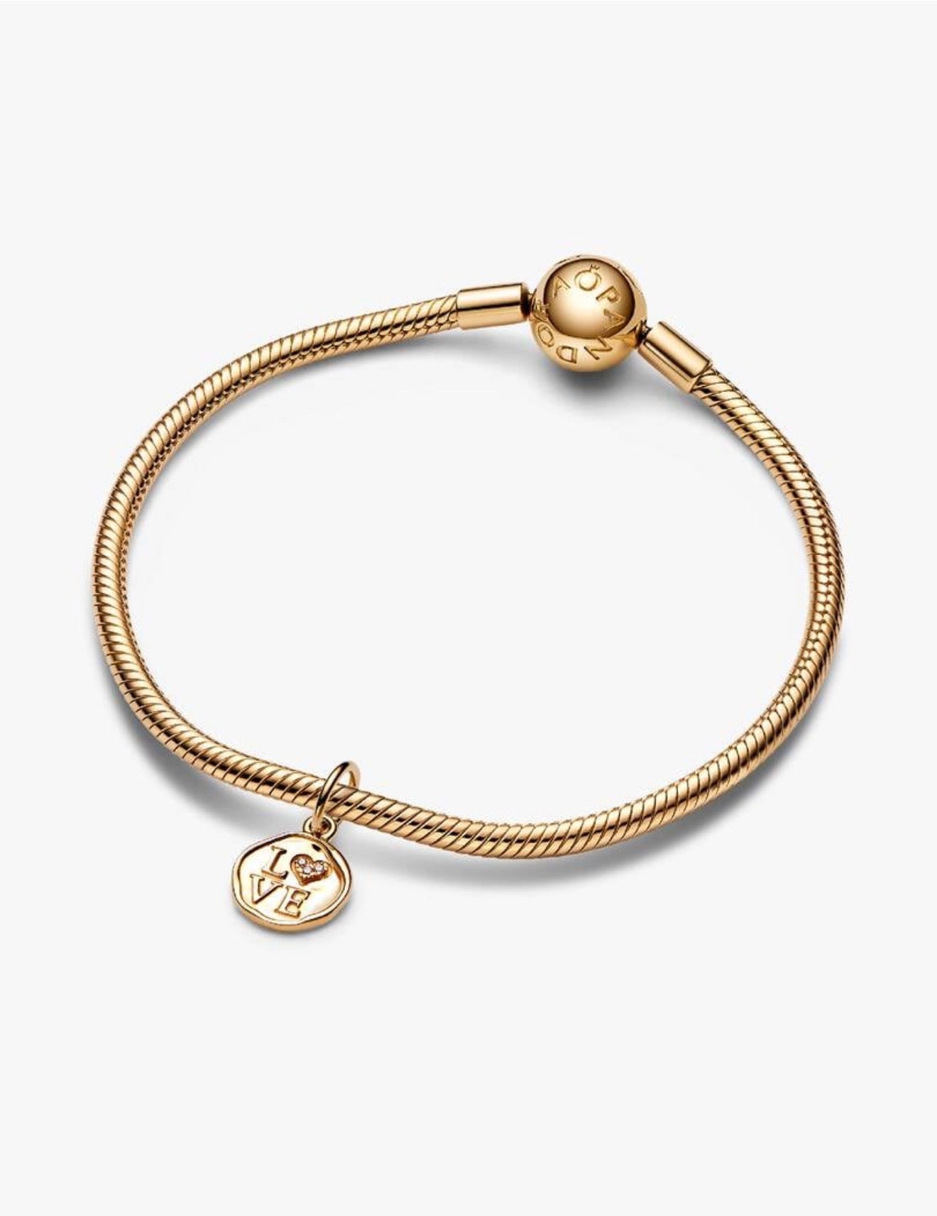 Sparkling Love Stamp Dangle Charm