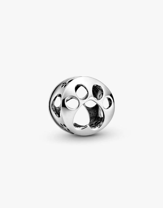 Openwork Paw Print Charm
