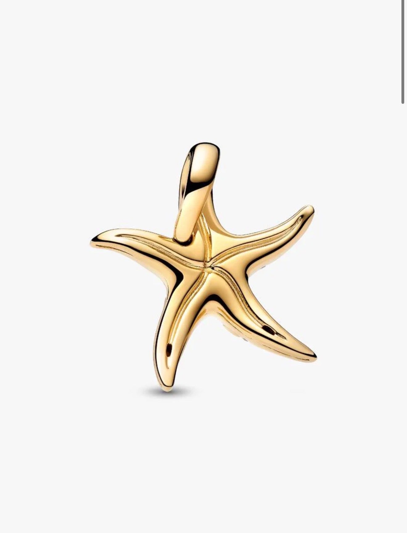 Sparkling Blue Starfish Dangle Charm