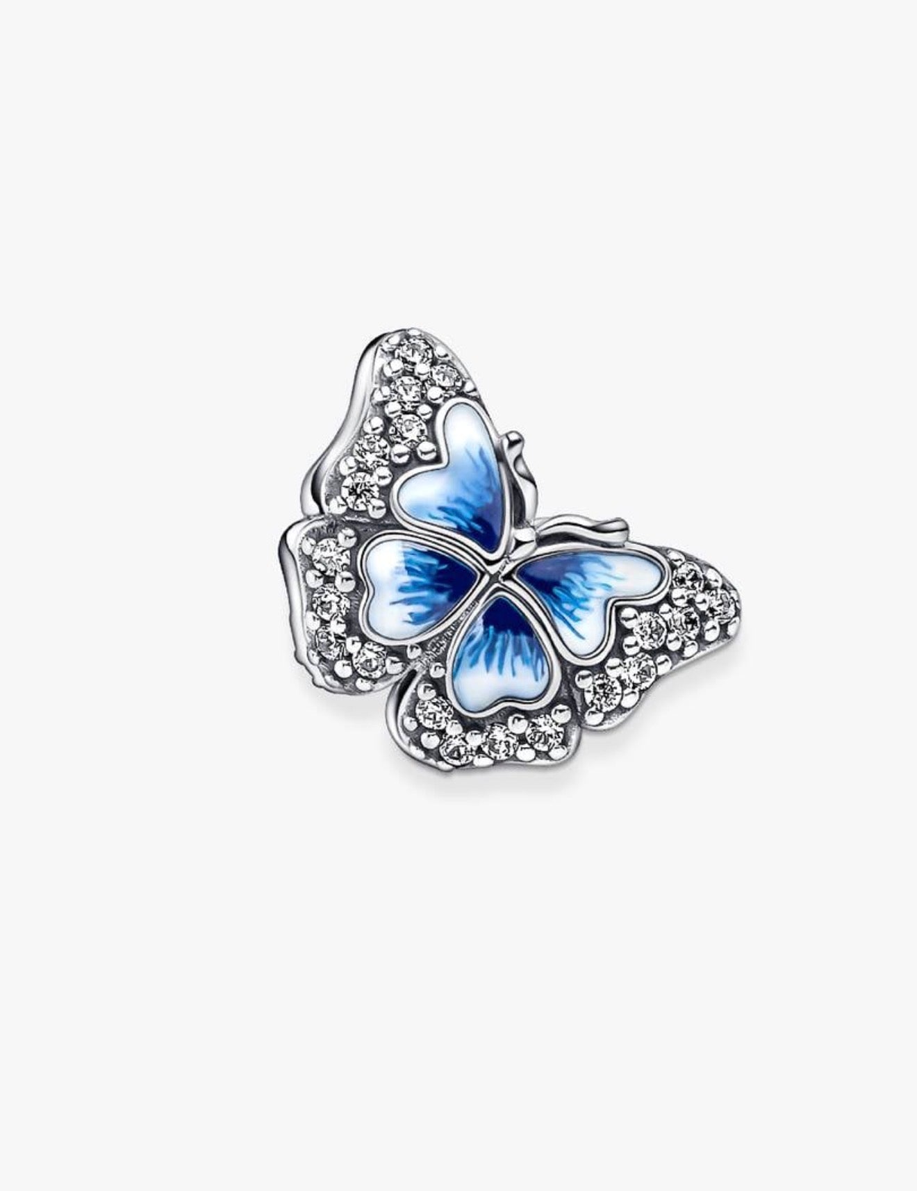 Blue Butterfly Sparkling Charm