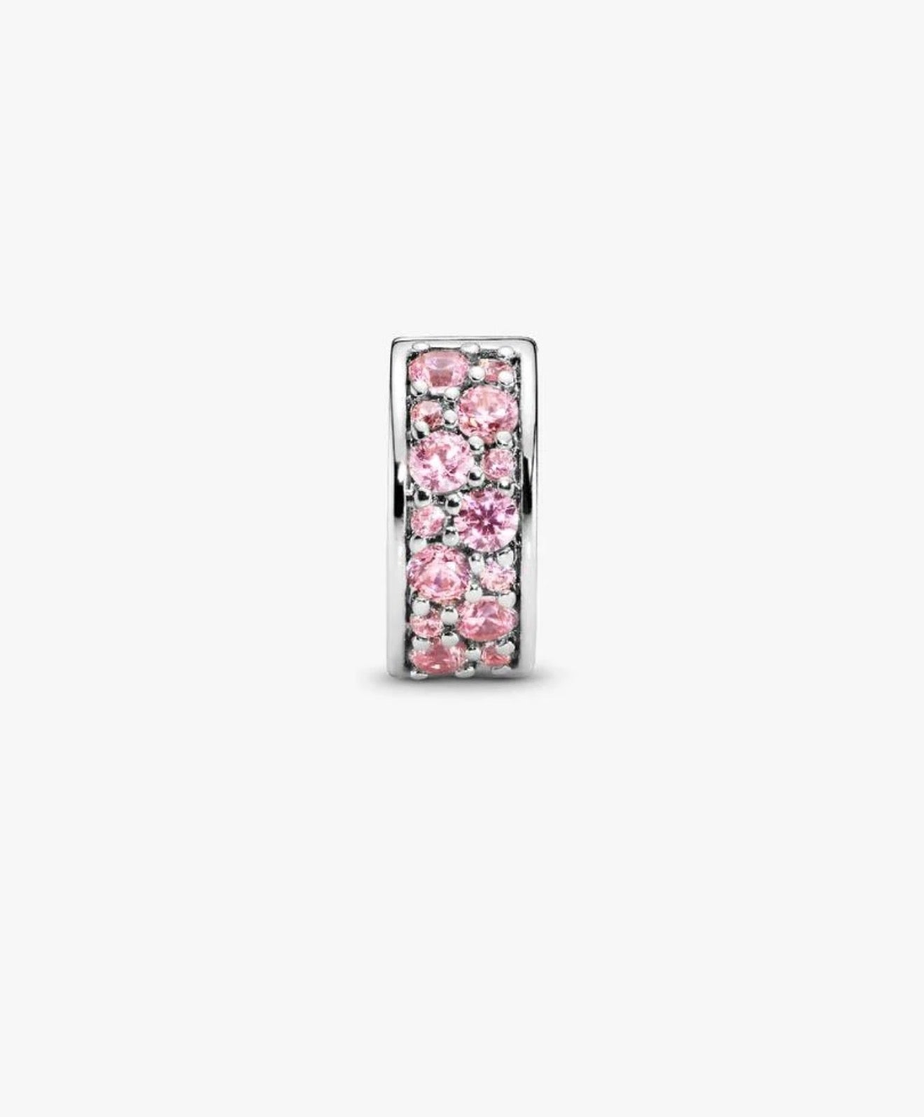 Pink Pavé Clip Charm