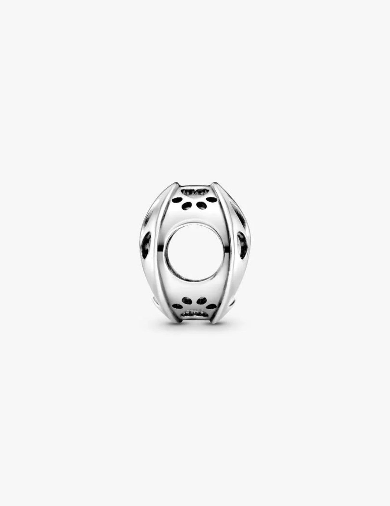 Openwork Paw Print Charm