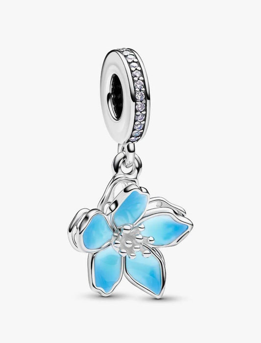 Blue Blossom Dangle Charm