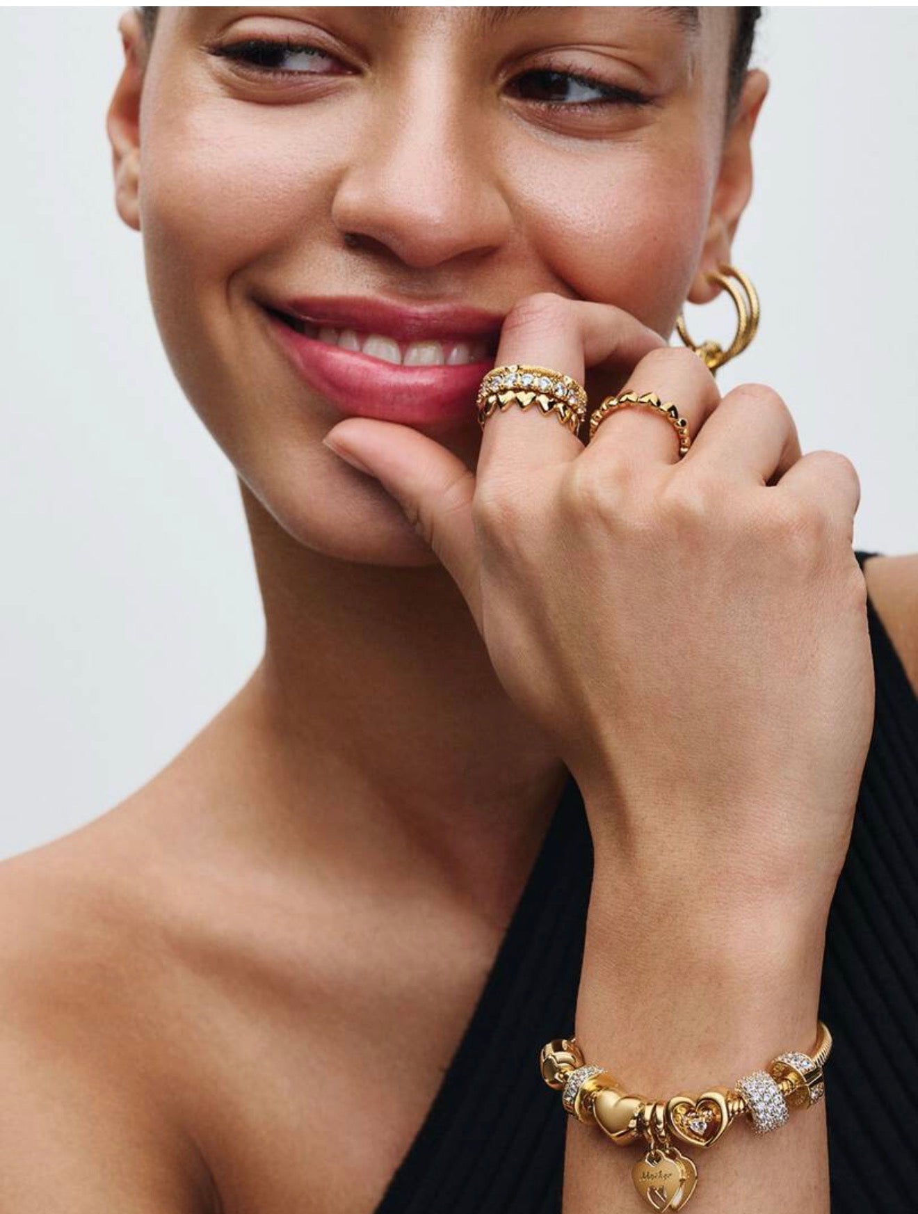 Clear Pavé Clip Charm