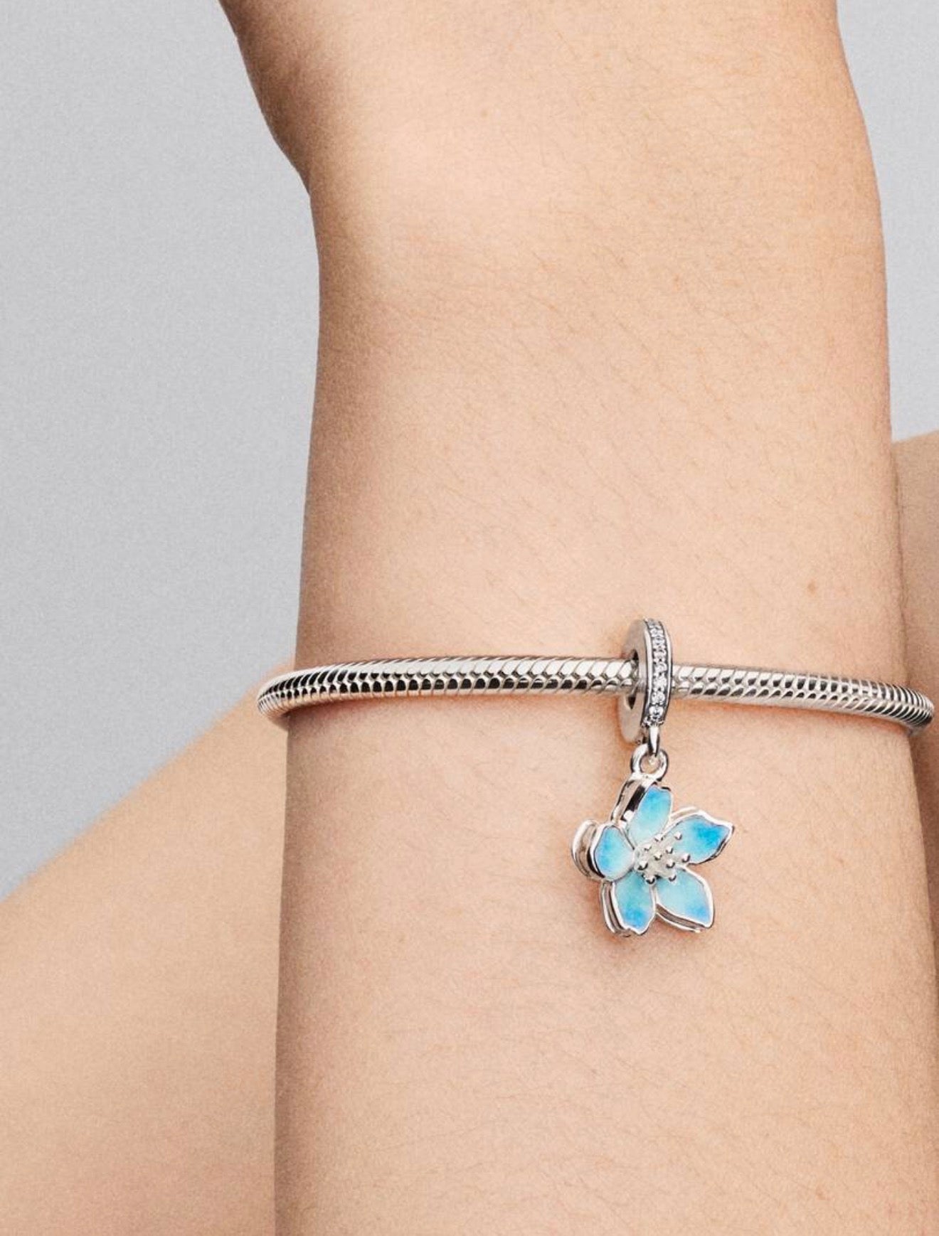 Blue Blossom Dangle Charm