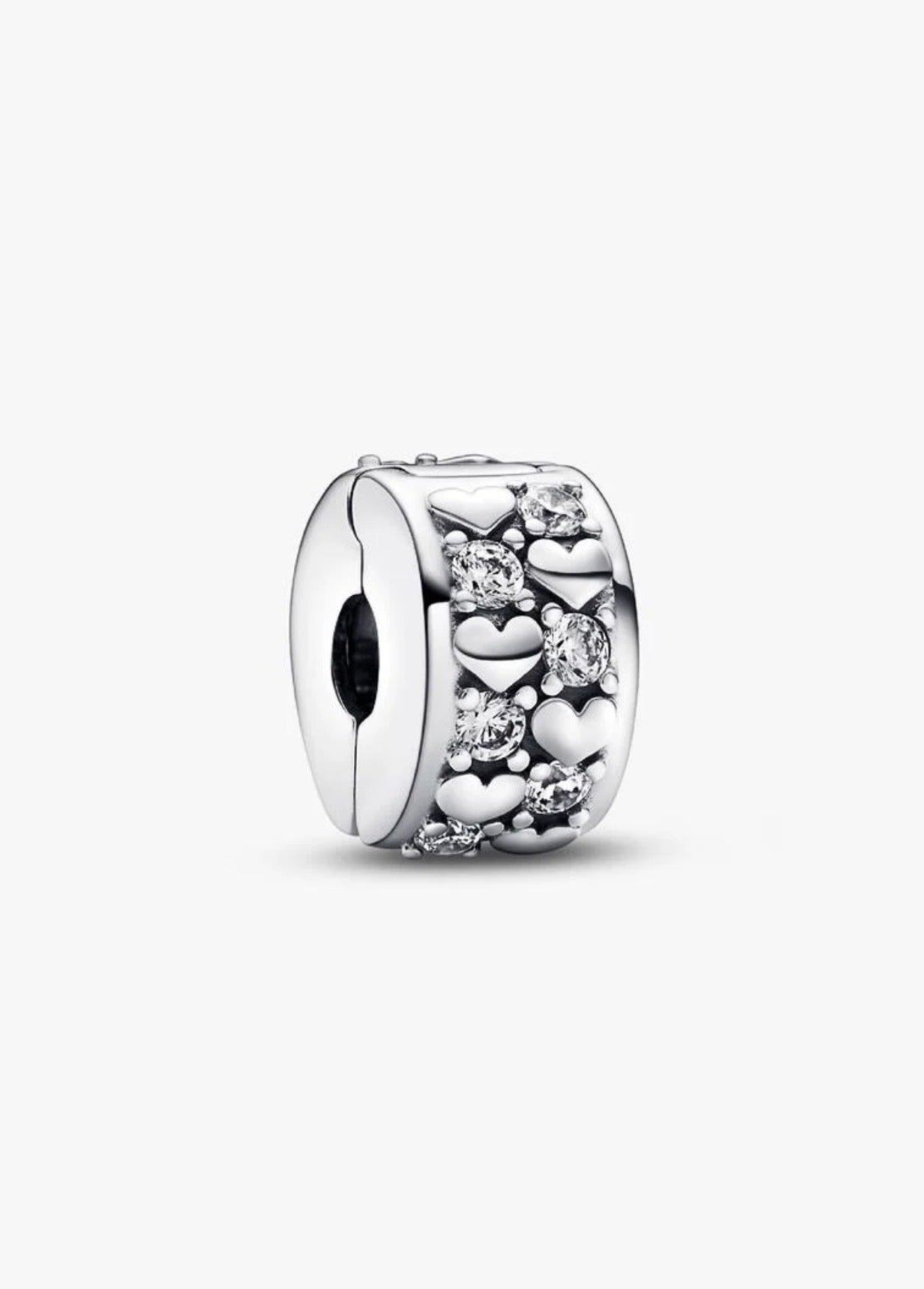 Infinite Hearts Sparkling Clip Charm