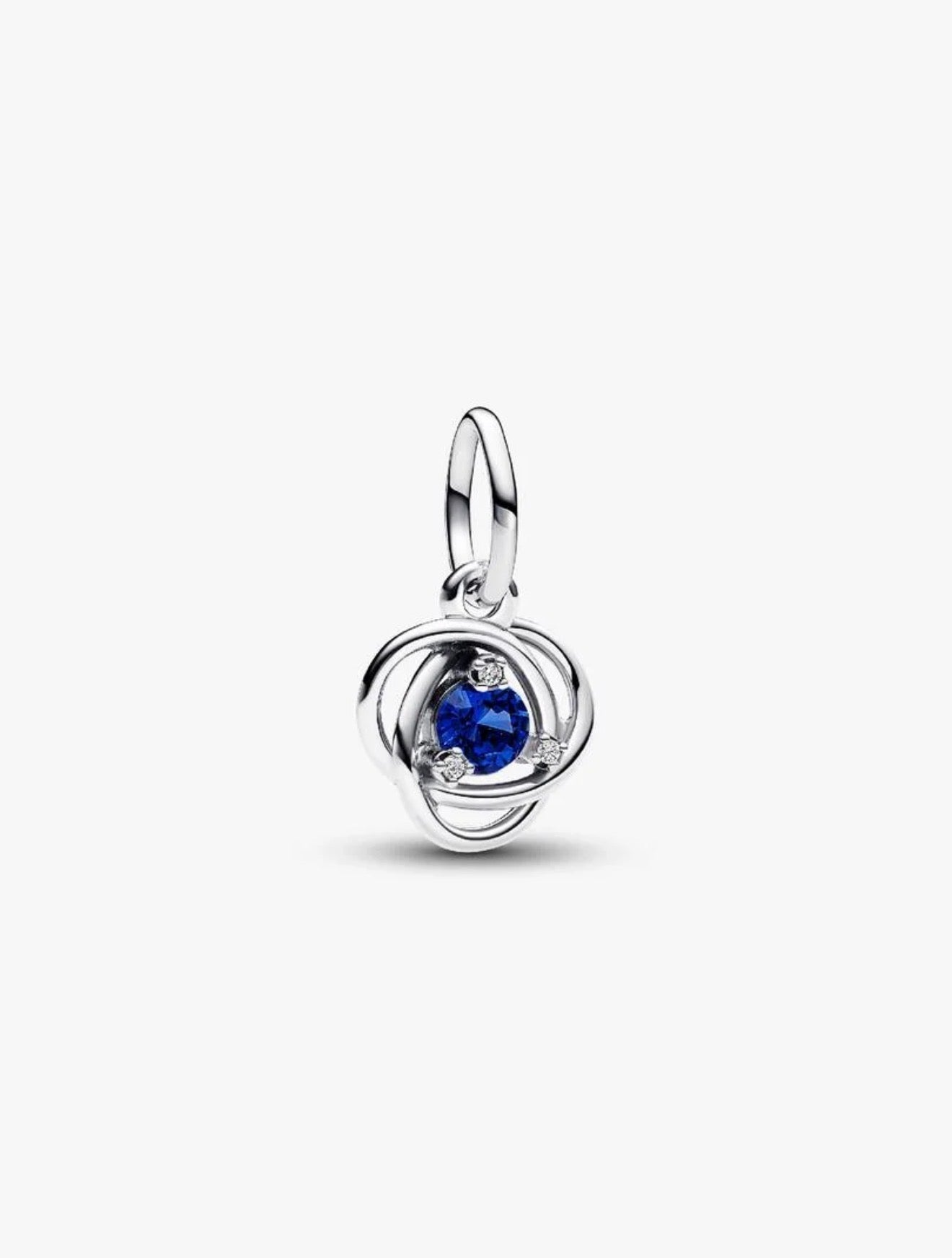 Blue Eternity Circle Dangle Charm