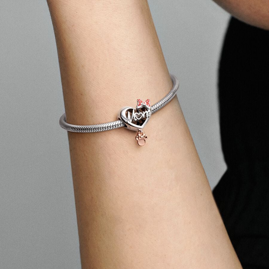 Disney x Pandora Minnie Mouse Mom Heart Charm