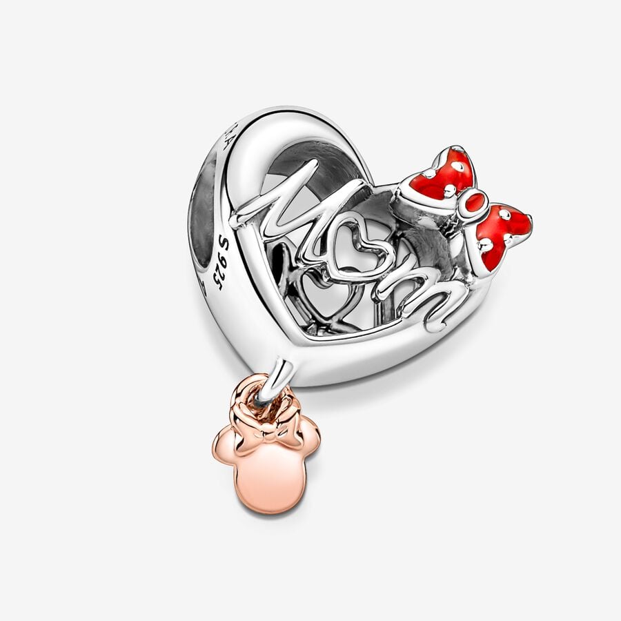 Disney x Pandora Minnie Mouse Mom Heart Charm