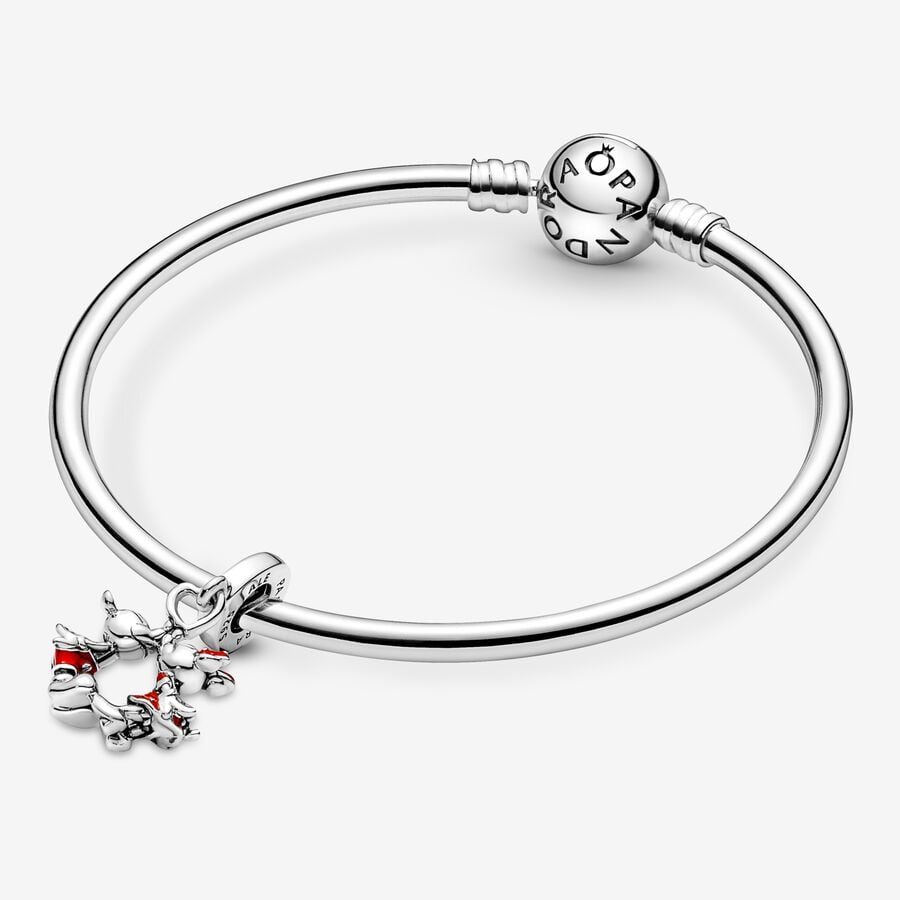 Disney x Pandora Mickey Mouse & Minnie Mouse Kissing Dangle Charm