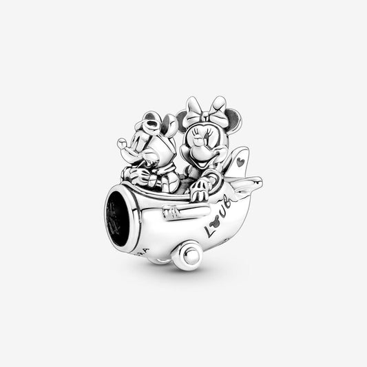 Disney x Pandora Mickey Mouse & Minnie Mouse Airplane Charm