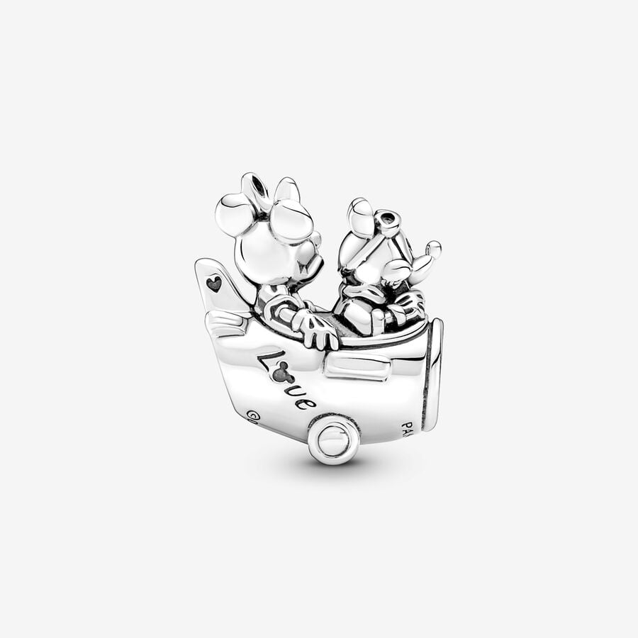 Disney x Pandora Mickey Mouse & Minnie Mouse Airplane Charm