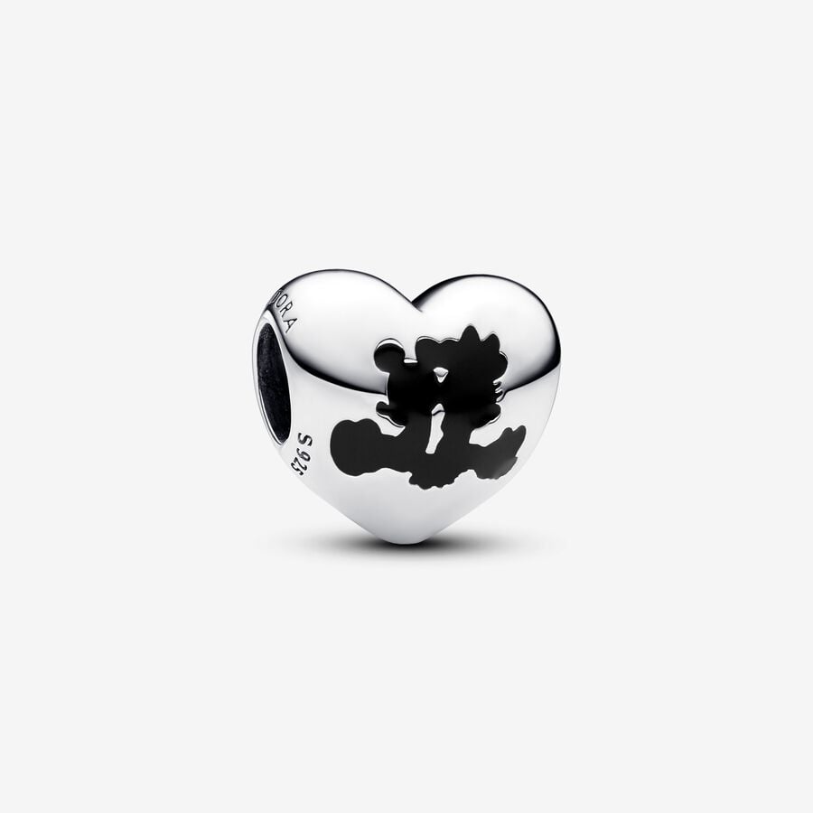 Disney x Pandora Mickey Mouse & Minnie Mouse Heart Charm