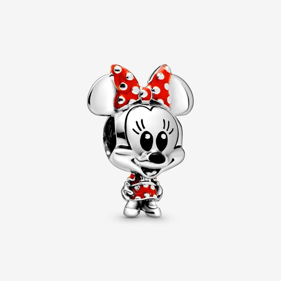 Disney x Pandora Minnie Mouse Dotted Dress & Bow Charm