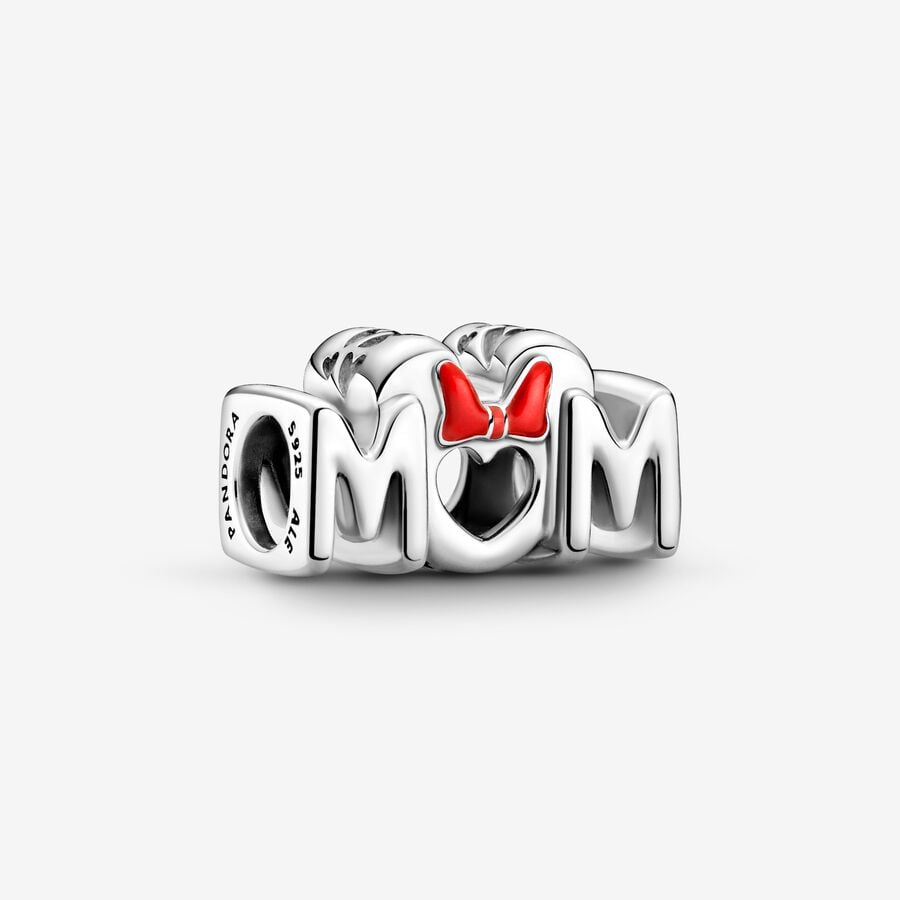 Disney x Pandora Minnie Mouse Bow & Mum Charm