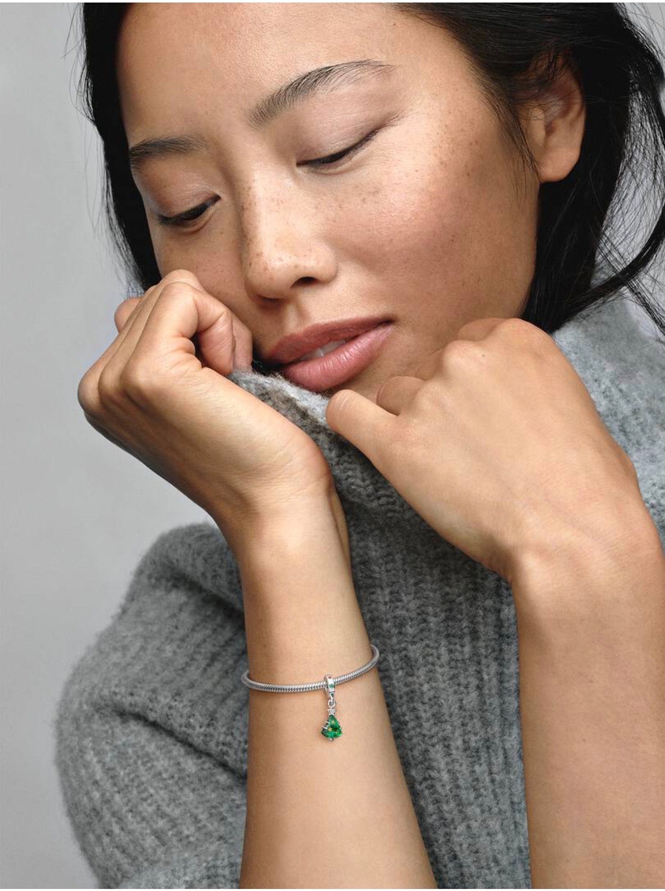 Sparkling Christmas Tree Dangle Charm