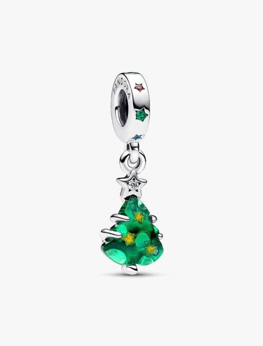 Sparkling Christmas Tree Dangle Charm