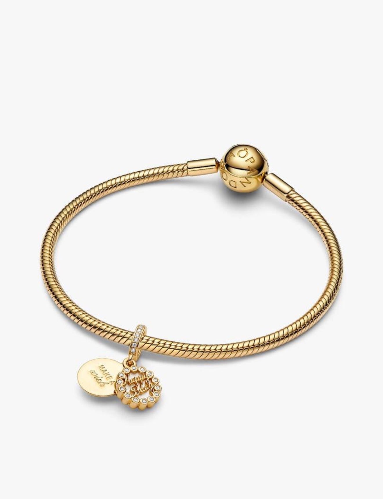 Happy Birthday Cake Dangle Charm