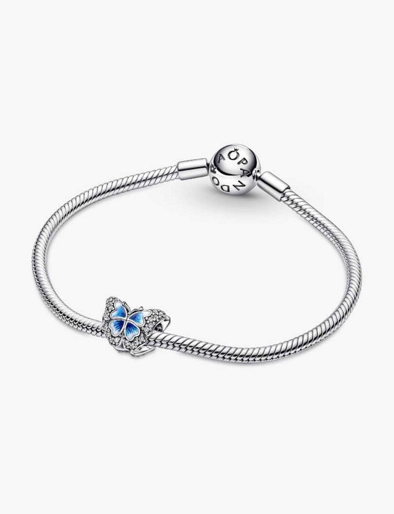 Blue Butterfly Sparkling Charm