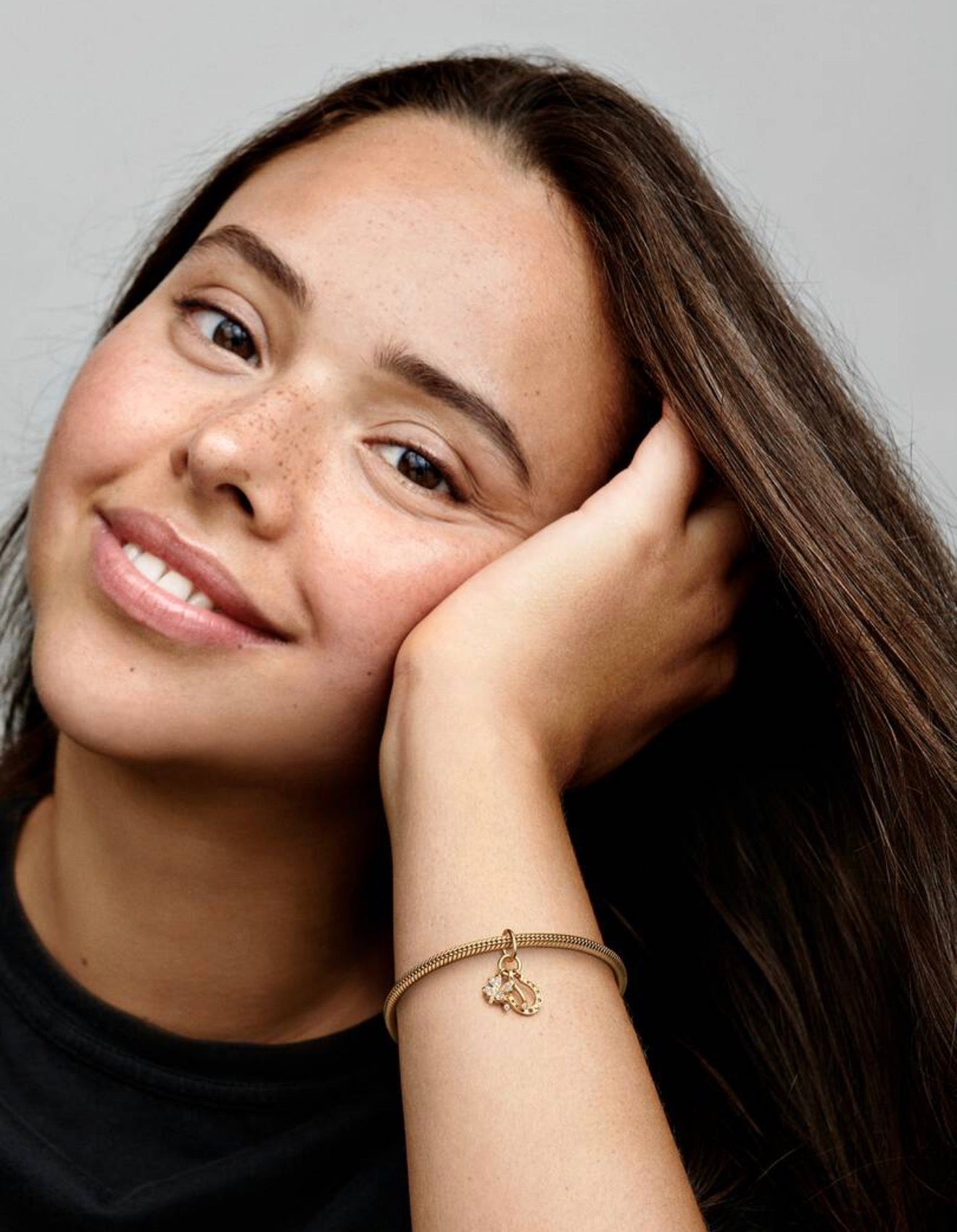 Lucky Clover, Wishbone & Horseshoe Dangle Charm