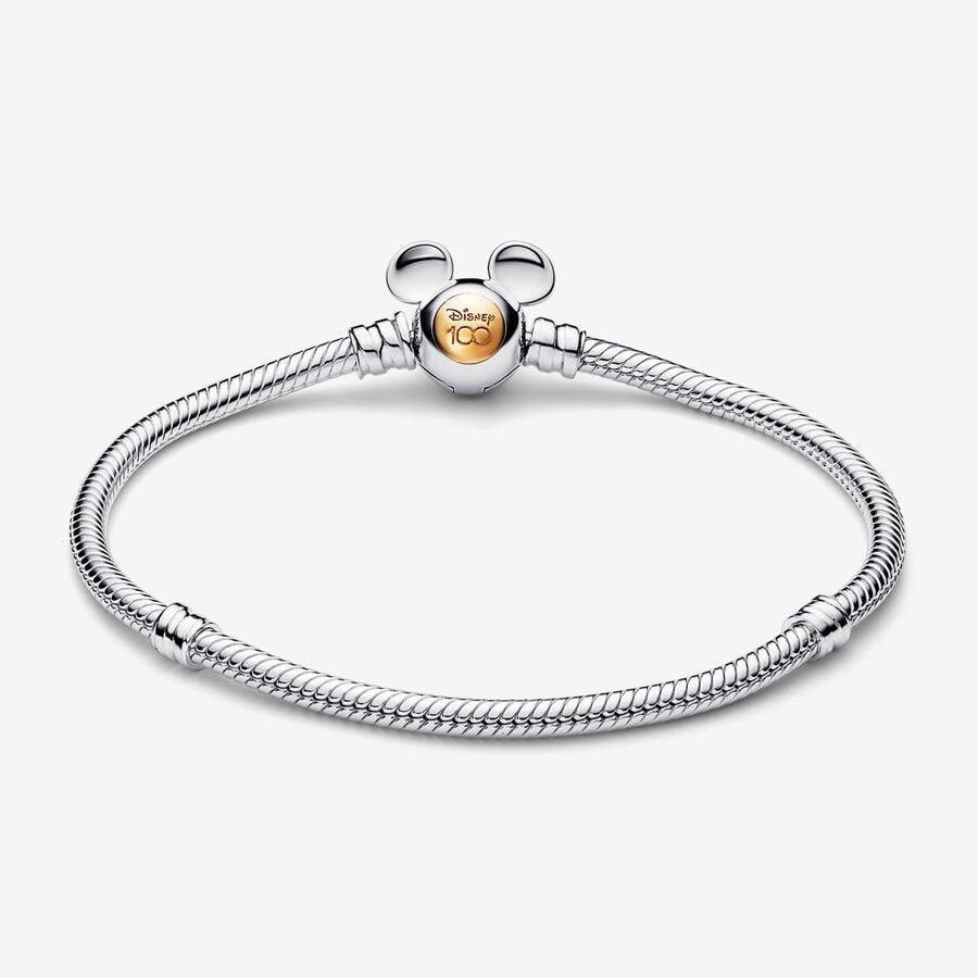 Disney x Pandora 100th Anniversary Moments Snake Chain Bracelet