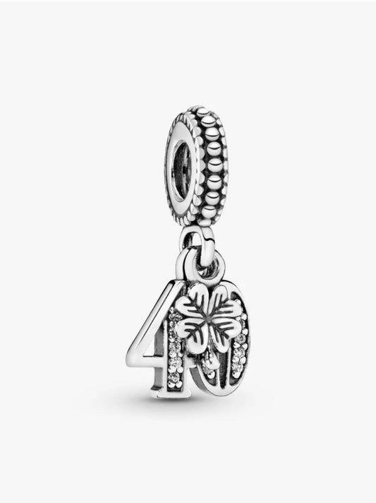 40th Celebration Dangle Charm