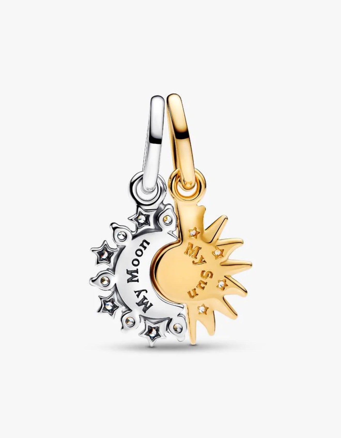 Splittable Sun & Moon Dangle Charm