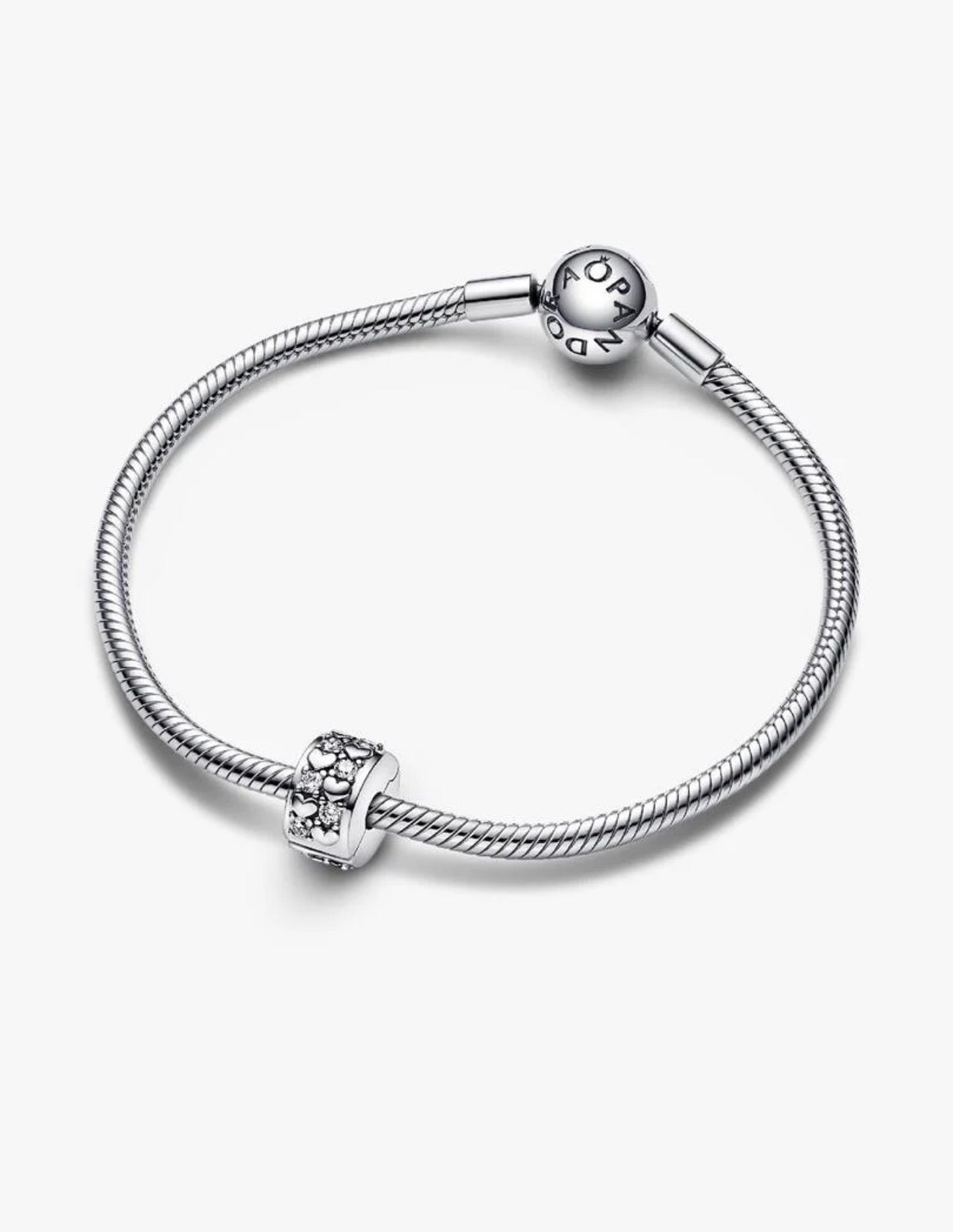 Infinite Hearts Sparkling Clip Charm