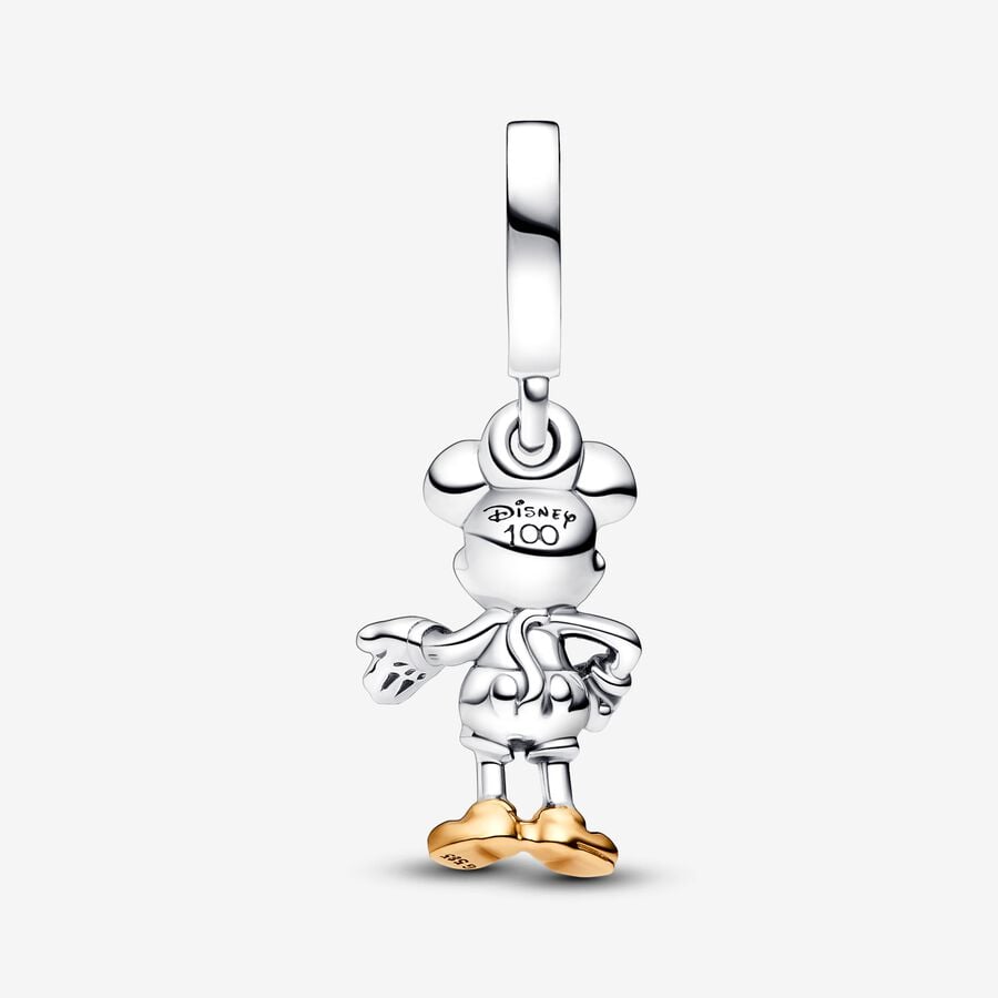 Disney x Pandora 100th Anniversary Mickey Mouse Lab-grown Diamond Dangle Charm
