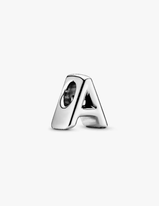 Letter A Alphabet Charm