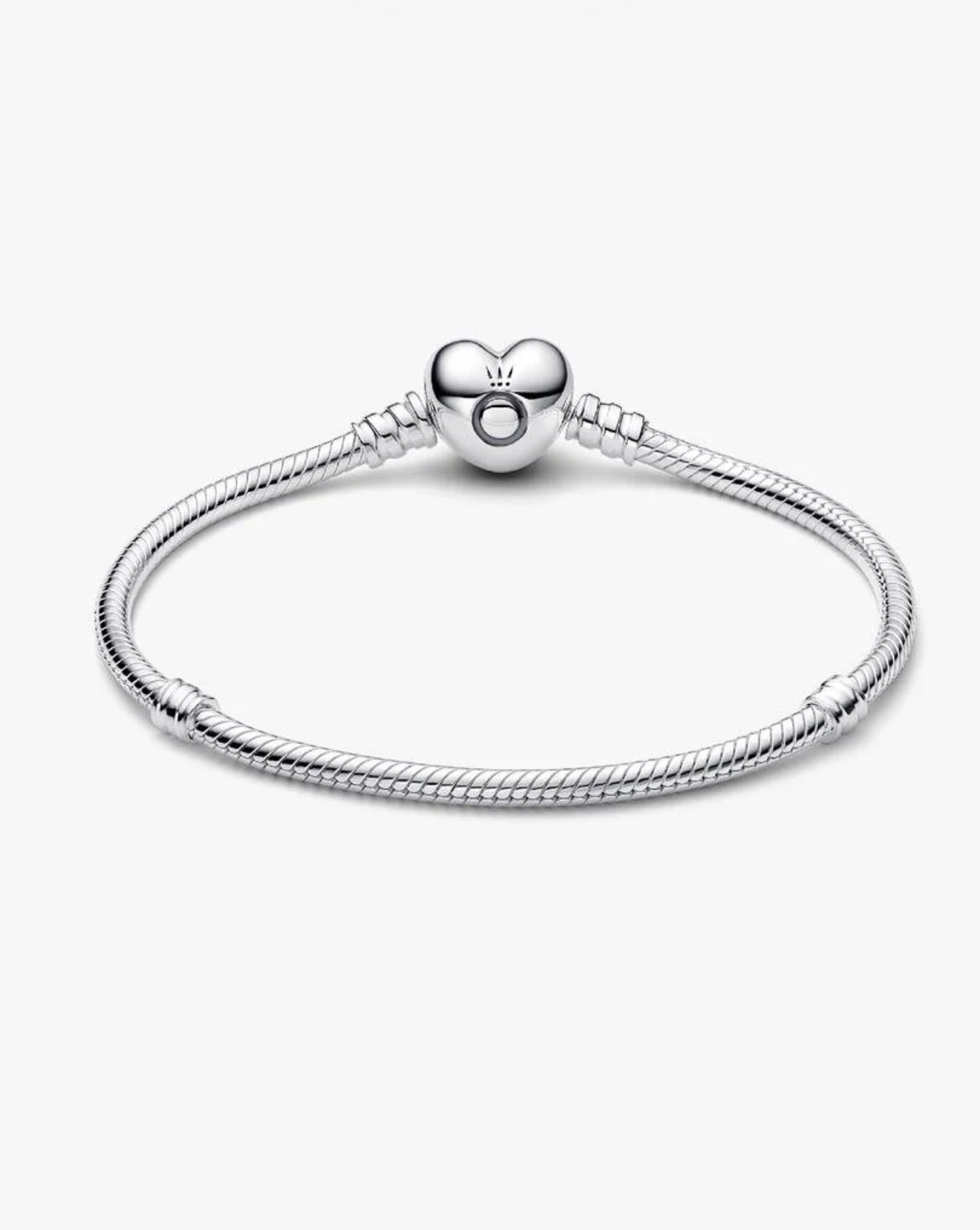 Pandora Moments Heart & Snake Chain Bracelet