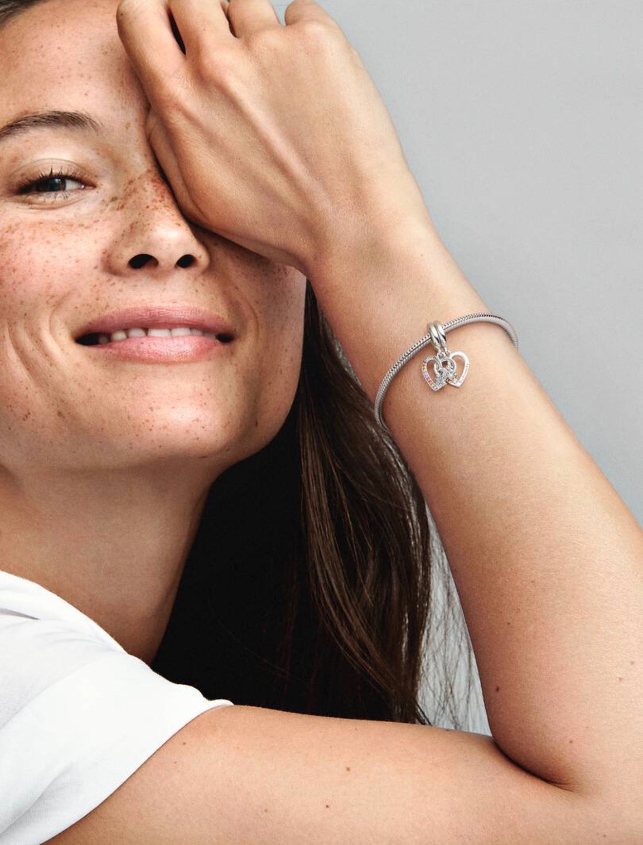 Puzzle Piece Hearts Splittable Friendship Dangle Charm