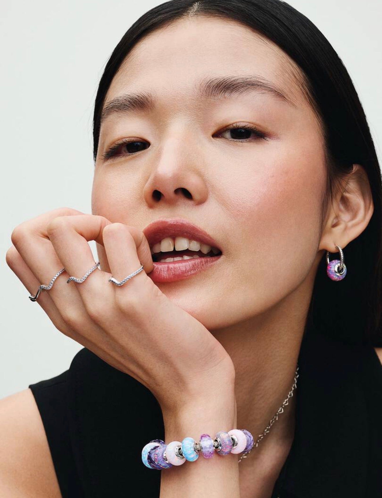 Opalescent Ocean Blue Charm