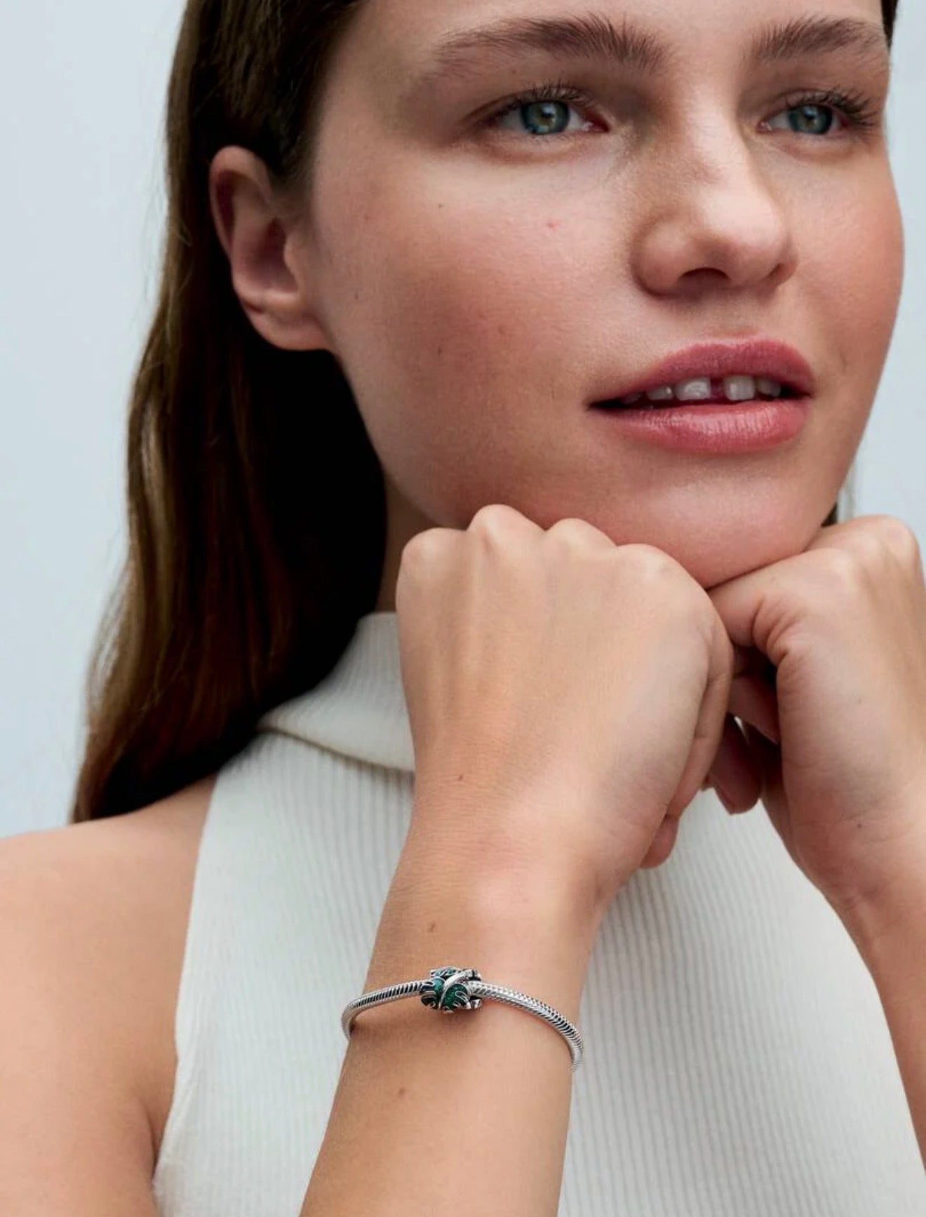 Green Monstera Leaves Charm