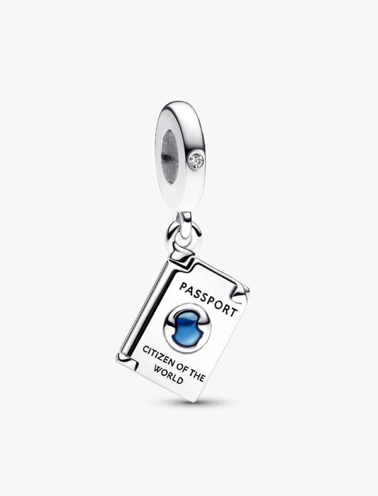 Openable Passport Dangle Charm