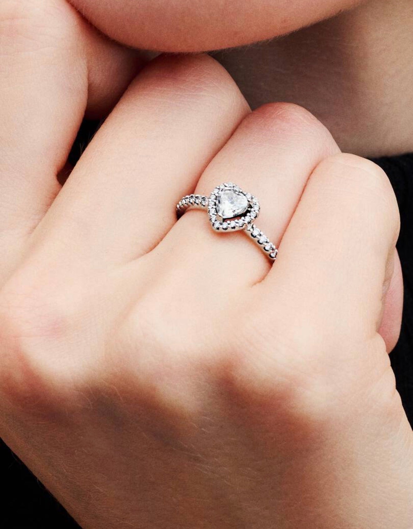 Elevated Heart Ring