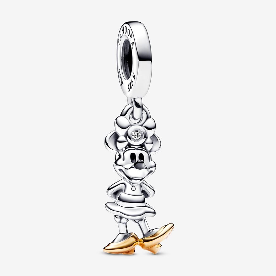 Disney x Pandora 100th Anniversary Minnie Mouse Lab-grown Diamond Dangle Charm