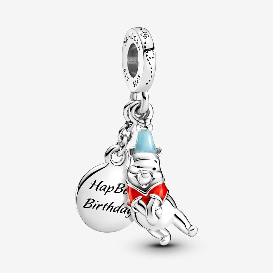 Disney x Pandora Winnie the Pooh Birthday Dangle Charm